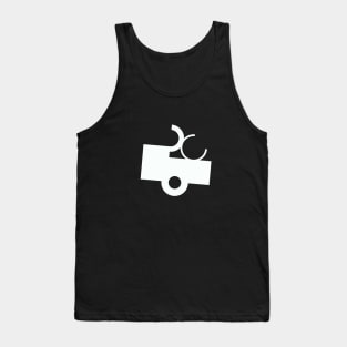 Black and White Contraption Q2N Tank Top